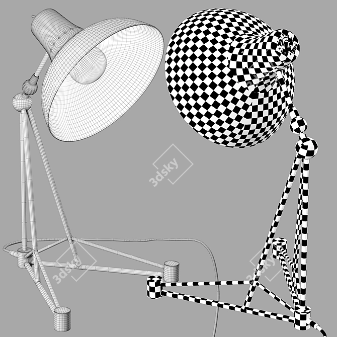 Modern Table Lamp with Unique Design 3D model image 3