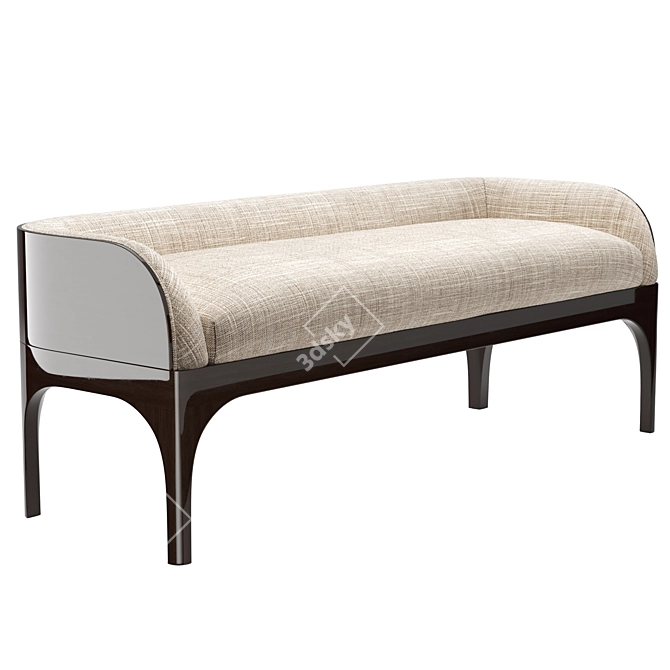Title: Gorsia Buda Bed Bench: Sleek and Stylish Seating Solution 3D model image 1