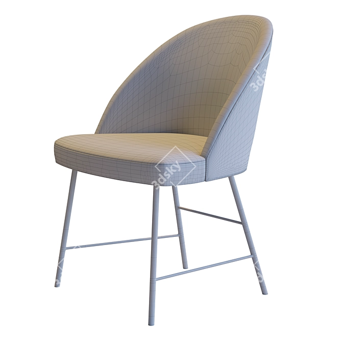 Luxury Lorenzo Pennati Chair 3D model image 2