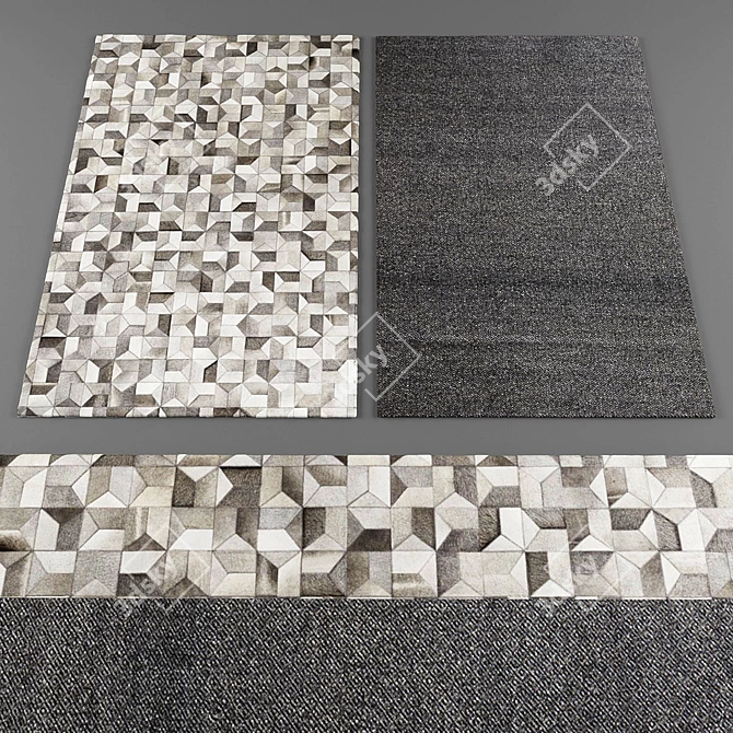 Modern Chic Rugs: Boconcept Collection 3D model image 2