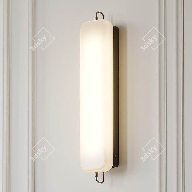 Modern Minimalist Wall Sconce: PARK III 3D model image 2