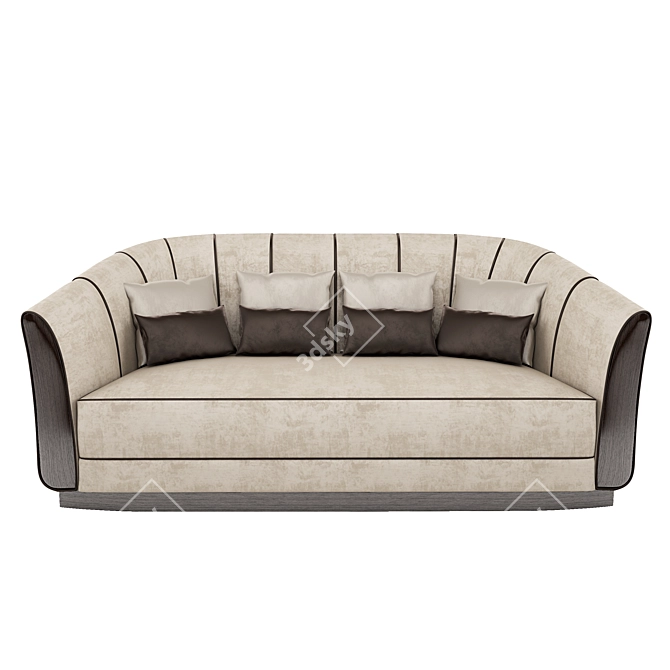 Luxury Italian Minotti GIGLIO Sofa 3D model image 1