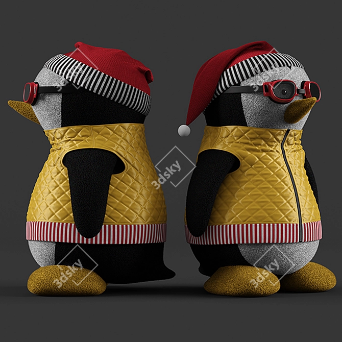 Cozy Fur-Enabled Hugsy: 18" Height, Modifiers Included 3D model image 2