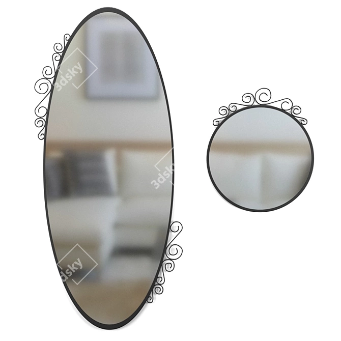 Sleek Mirror_ekne 2013 3D model image 1