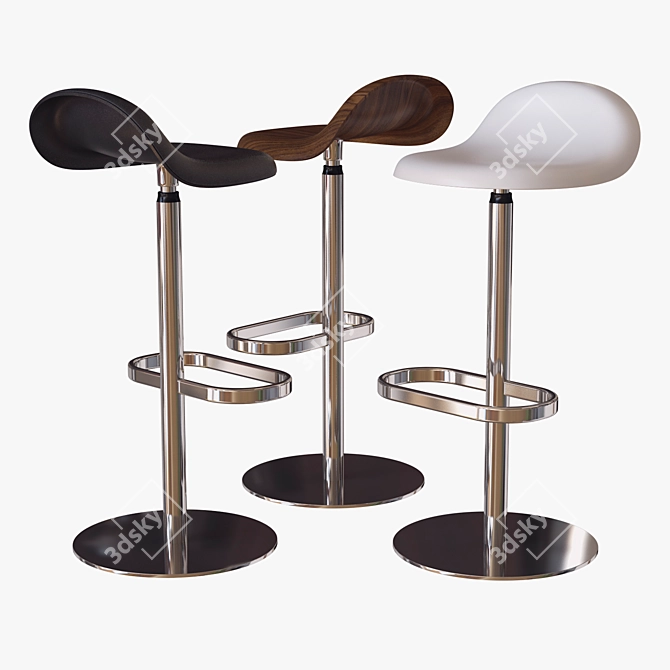 Gubi 3D Stool: Modern and Stylish 3D model image 2