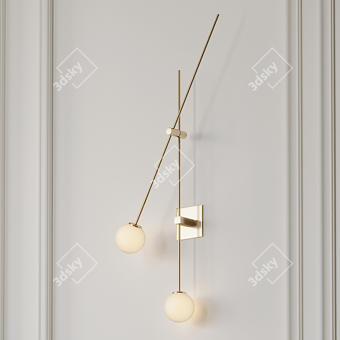 ATELIER DE TROUPE Tempo Sconce: Elegant Wall Lighting 3D model image 2