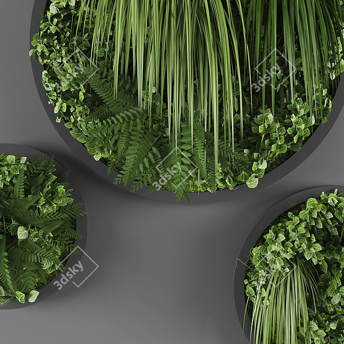 EcoWall: Vertical Garden Solution 3D model image 2