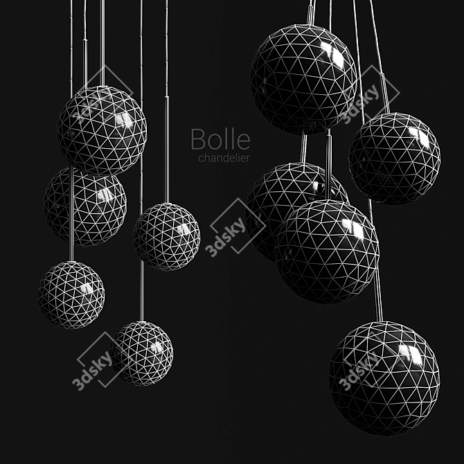 Modern Classic Chandelier Gallotti & Radice 3D model image 2