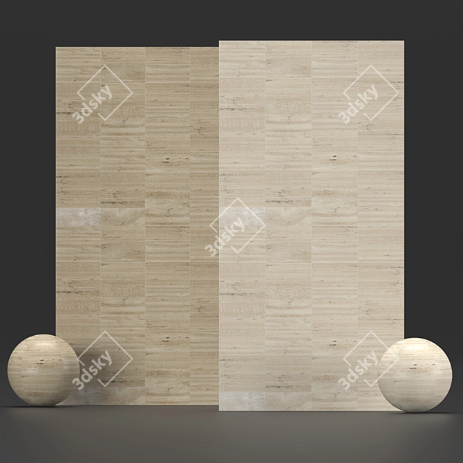 Title: Elegant Marble Stone 3D model image 1