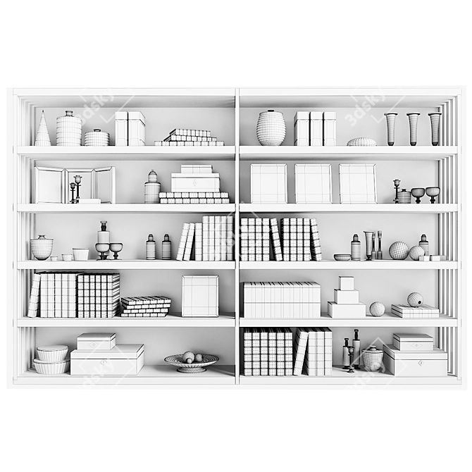 Elegant Wall Shelf for Stylish Décor 3D model image 2