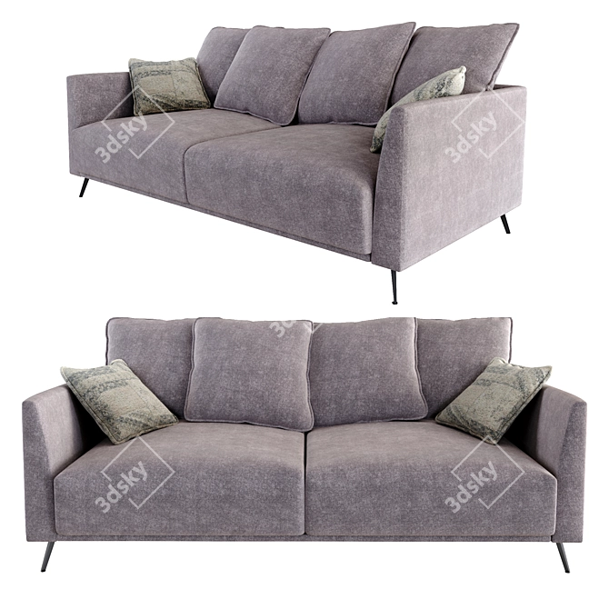 Modern Comfort: Vernon Sofa 3D model image 2