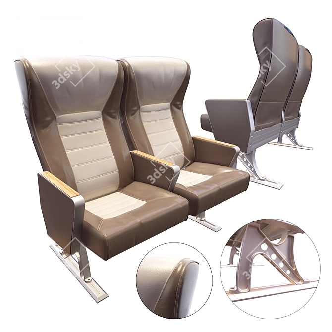 Westmekan Executive Armchair 3D model image 1