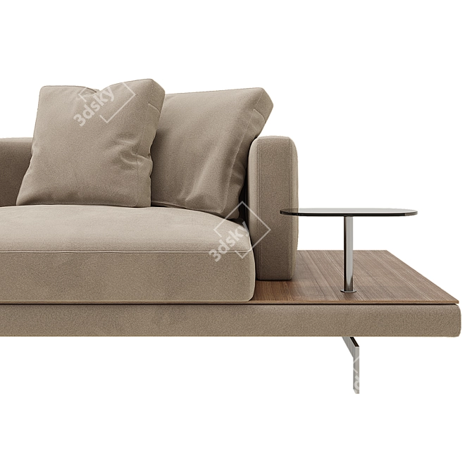 Modern Dock Sofa by B&B Italia 3D model image 2