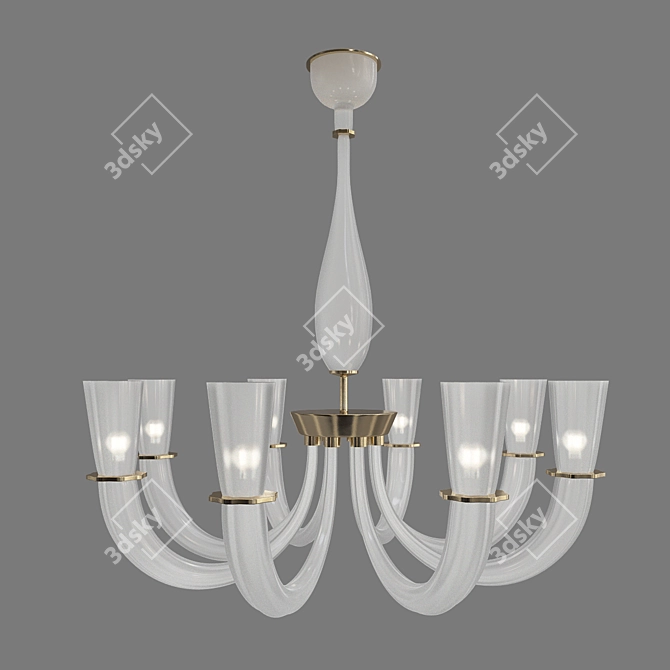 Elegant Veronese Chandeliers: Illuminate Your Space 3D model image 1