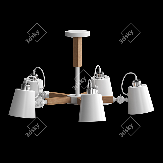 Arte Lamp Oscar Ceiling Chandelier 3D model image 2