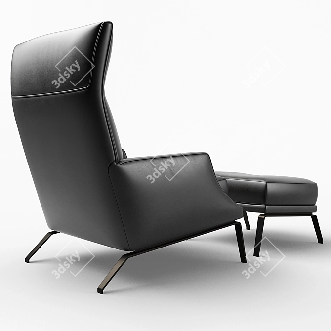 Comfy Clemmie Armchair: Elegant Comfort for your Home 3D model image 3