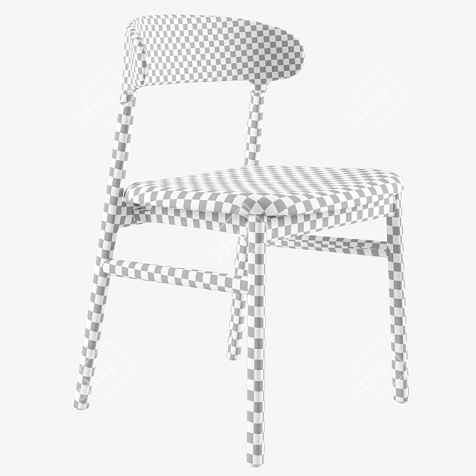 Contemporary Heritage Chair 3D model image 2