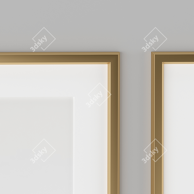 Elegant Dance Picture Frames 3D model image 2