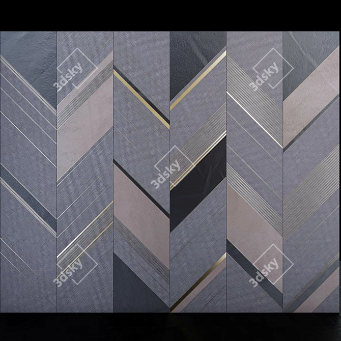 Modern Decorative Wall Panel - PN55 3D model image 1