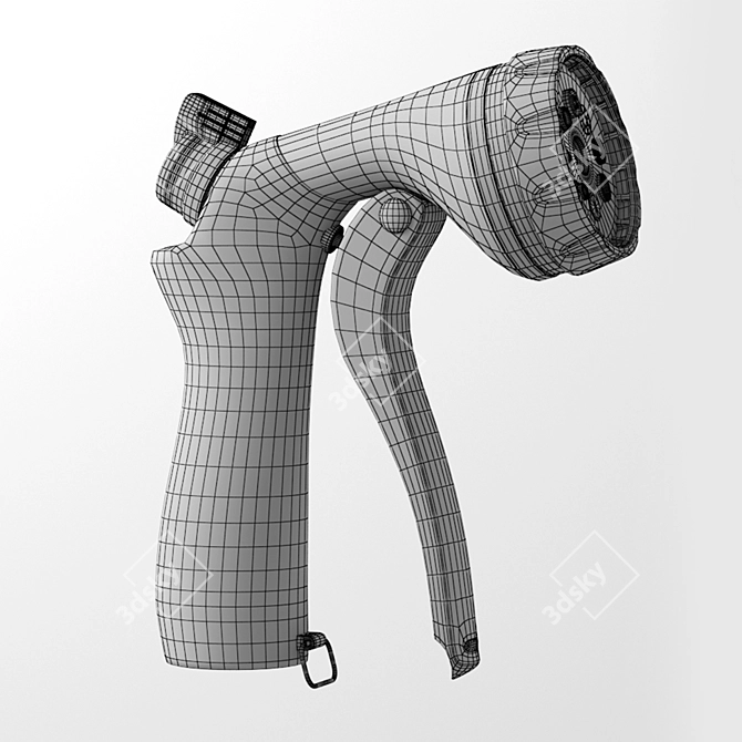 Smooth Flow Garden Hose Cap 3D model image 2