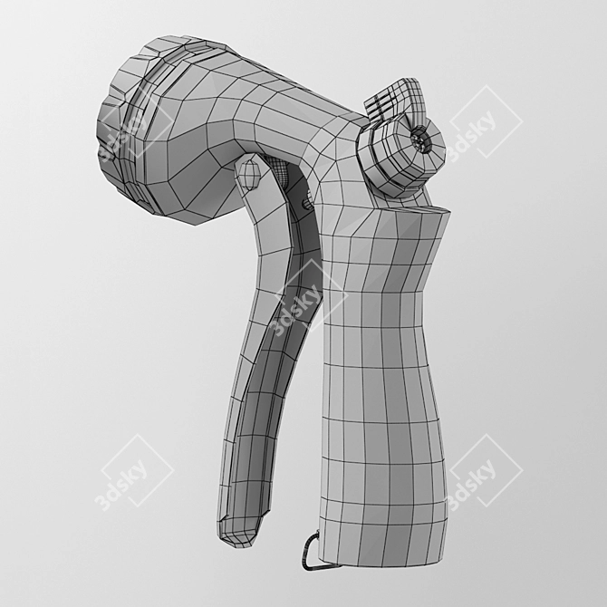 Smooth Flow Garden Hose Cap 3D model image 3