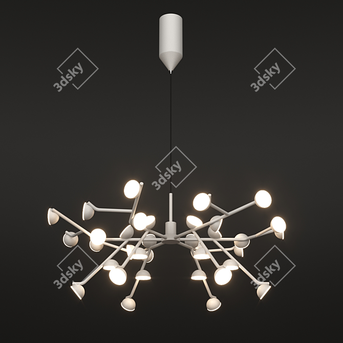 Modern OM Chandelier - ADN 6260 3D model image 1