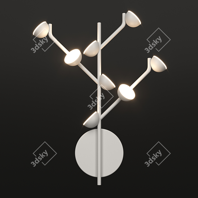 ADN 6264 OM Om Wall Lamp - Elegant and Energy-efficient 3D model image 1