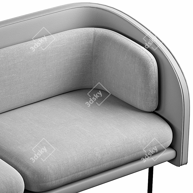 Sleek Tune Sofa: Modern Design & Modeling 3D model image 3