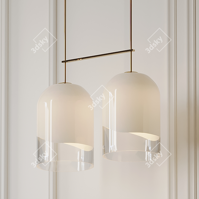 Elegant MONI Pendant Lamps: A Masterpiece by Articolo 3D model image 2