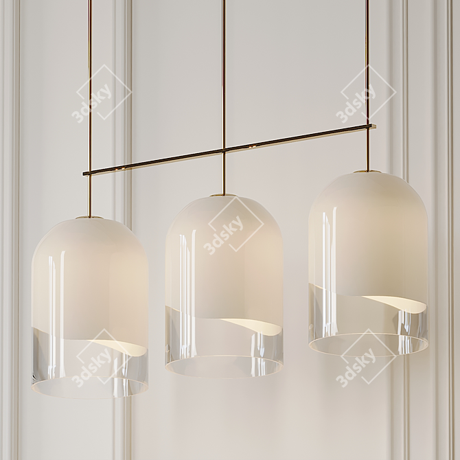 Elegant MONI Pendant Lamps: A Masterpiece by Articolo 3D model image 3