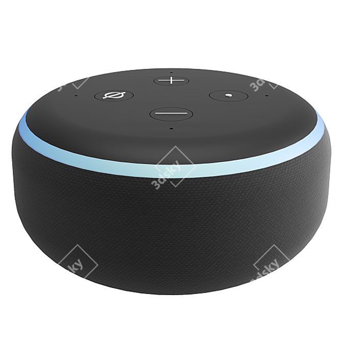 Smart Speaker with Alexa - 3rd Gen 3D model image 1