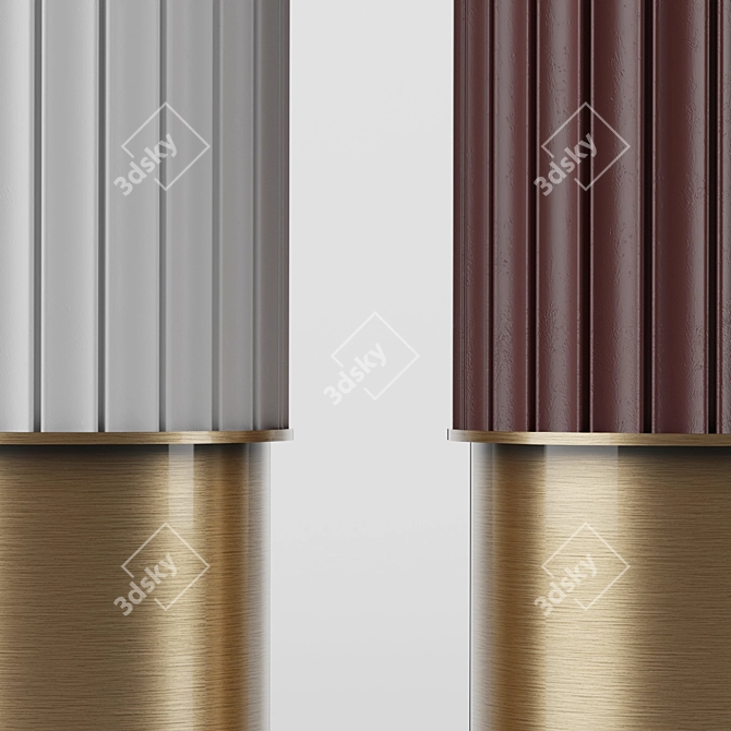 Elegant Decorative Columns: Enhance Your Space 3D model image 2