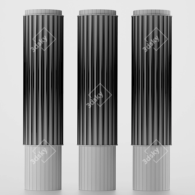 Elegant Decorative Columns: Enhance Your Space 3D model image 3