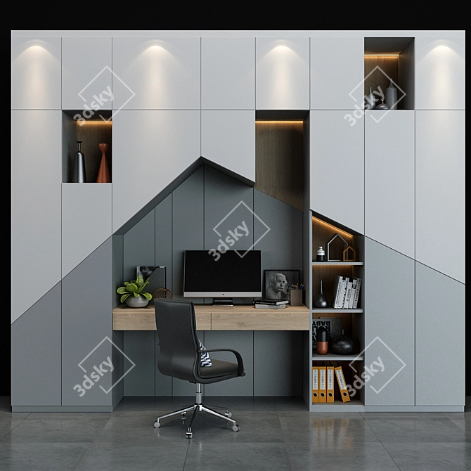 Efficient Workspace Solution 3D model image 1