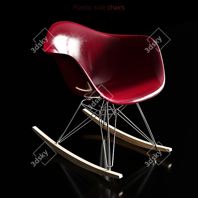 Modern Eames Chairs for Stylish Interiors 3D model image 2