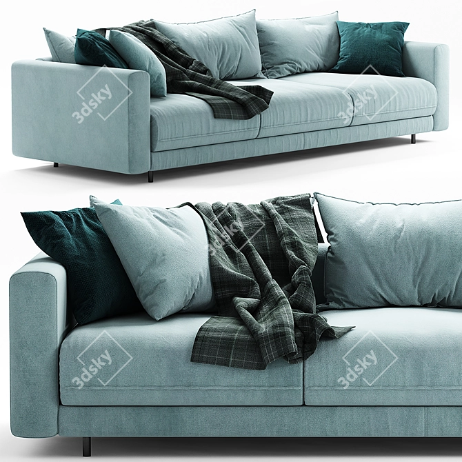 Modern Enki Sofa by Ligne Roset 3D model image 2