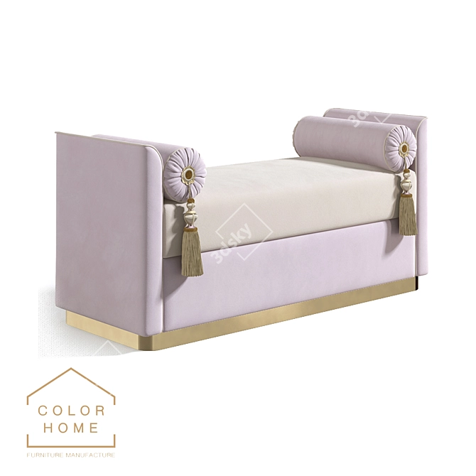 Elegance in Simplicity - The Grace Couch 3D model image 1