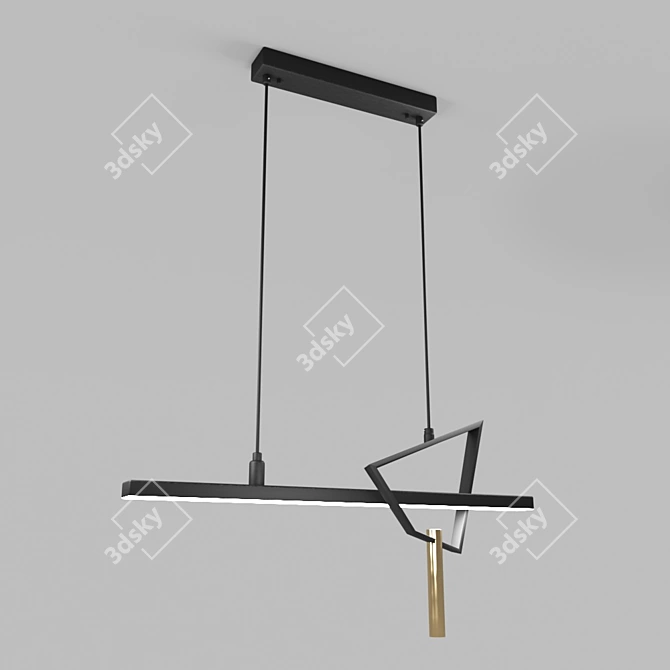 Inodesign Fersts 40.1217 - Modern Metal Pendant Light 3D model image 1