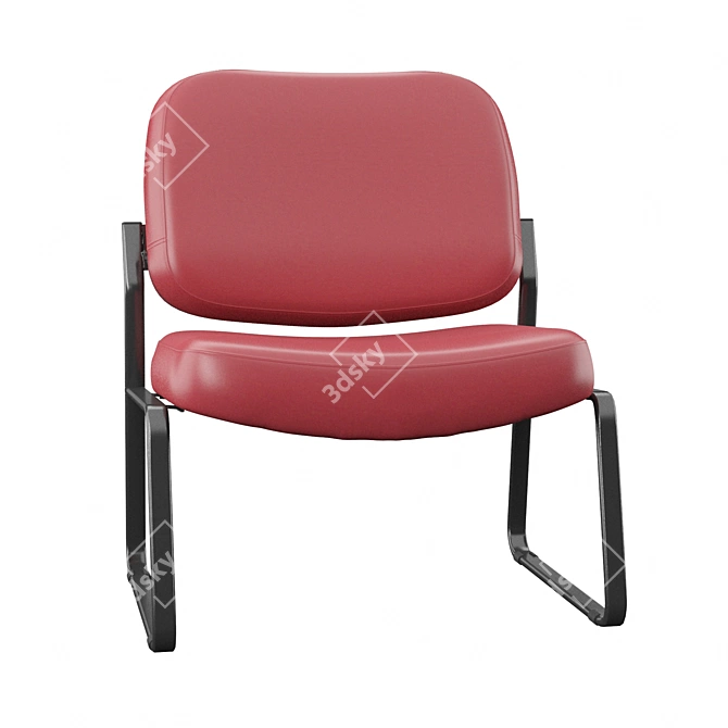 Bethune Guest Chair: Stylish and Comfortable 3D model image 2