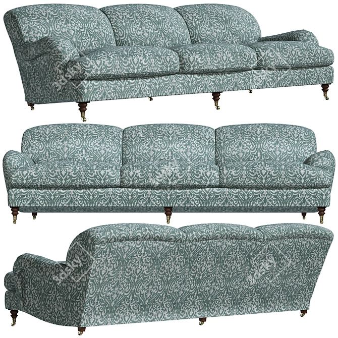 Luxury SOMERVILLE Sofa: Elegant, Stylish & Comfortable 3D model image 1