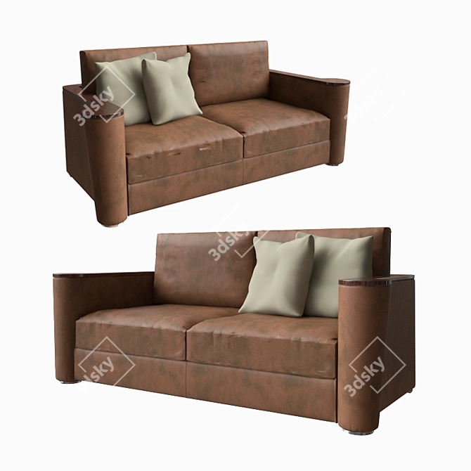 Luxury Italian Sofa by Giorgio Collection 3D model image 1