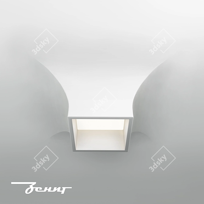 Zenit STP Gypsum Recessed Light 3D model image 1