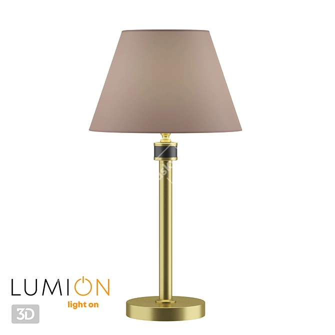 Montana Antique Brass Table Lamp 3D model image 1