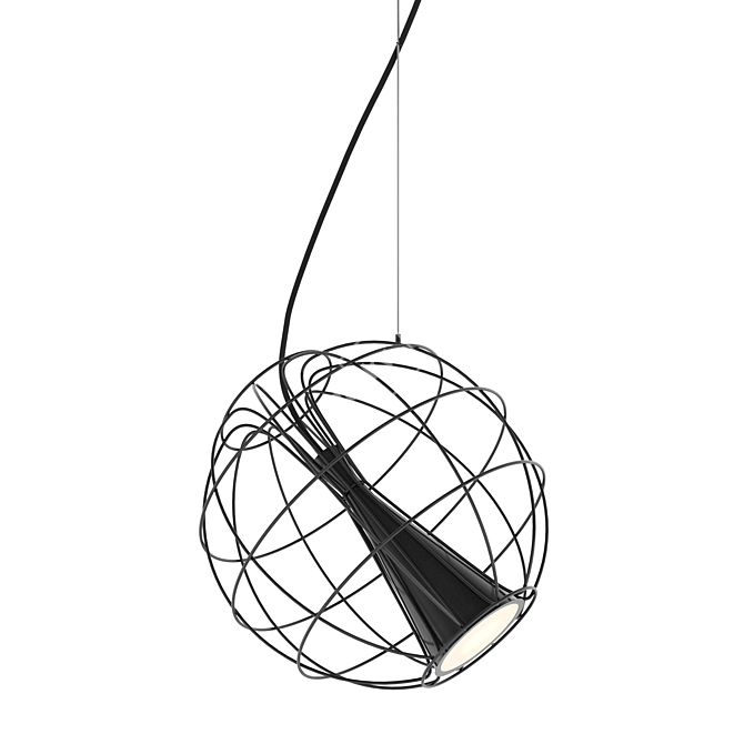 Modern Matteo Pendant Light 3D model image 2