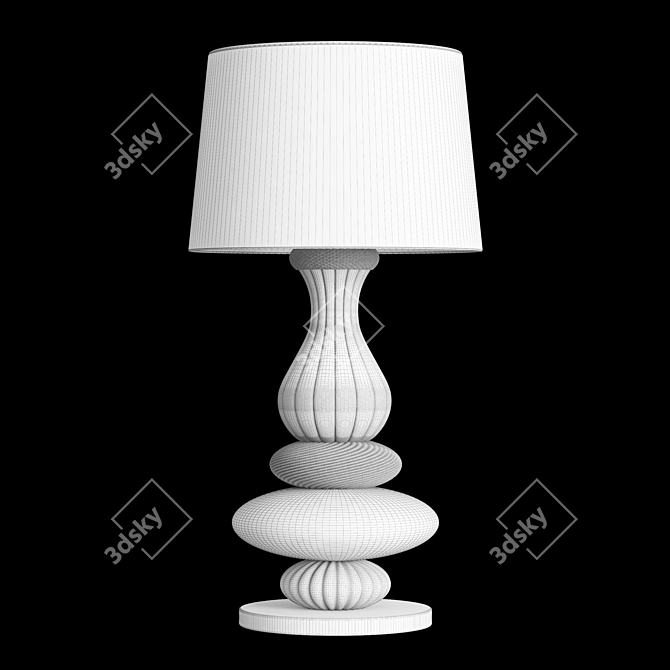 Elegant Pigalle Lamp by Barovier & Toso 3D model image 2