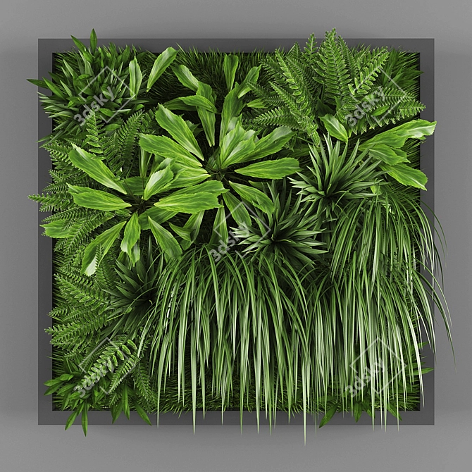 PhytoWall: Vertical Green Oasis 3D model image 1