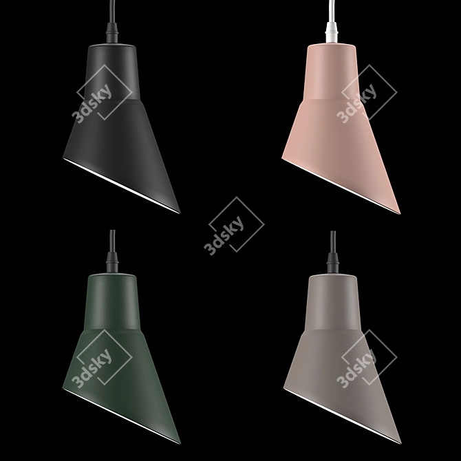 Eurosvet Nook Pendant Lamp - Stylish and Versatile! 3D model image 2