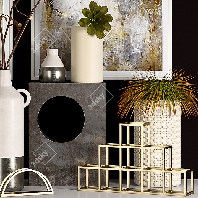 Versatile Decor Set - 27 Pieces 3D model image 2