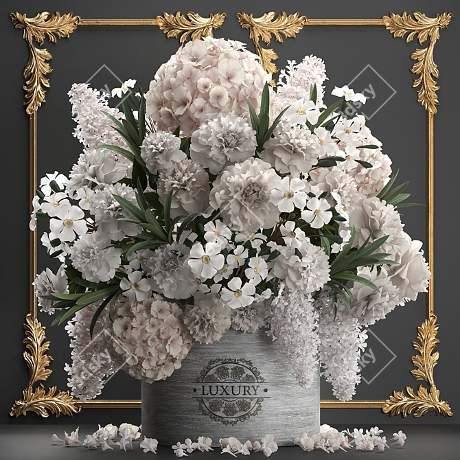 Luxury Spring Flower Bouquet 3D model image 1