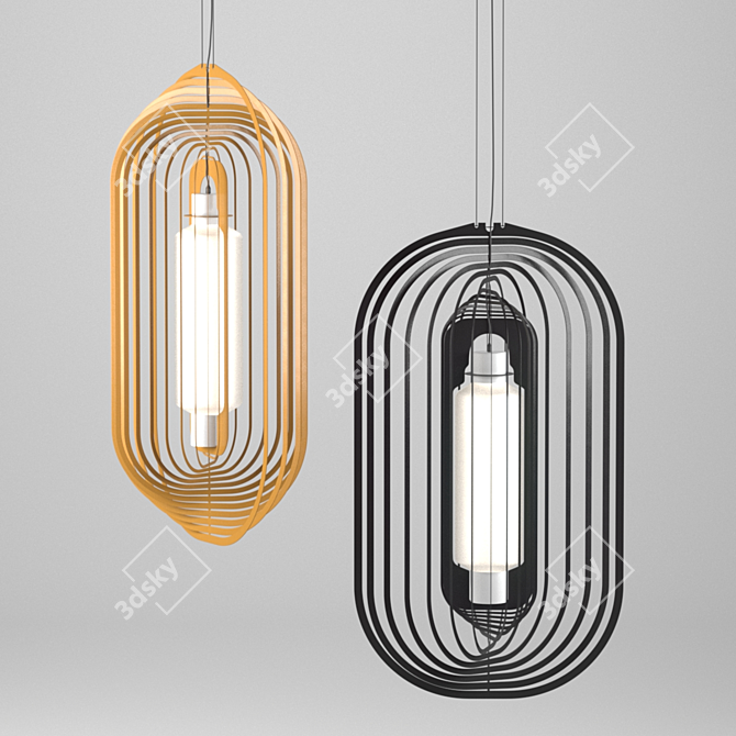 Soiree 6210 Pendant Light - Elegant and Versatile 3D model image 1